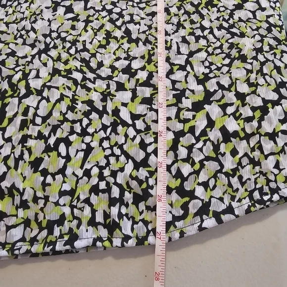 Avenue Sleeveless Ruffle Neck Abstract Print Tunic‎ Top Plus Size 18 20 - Picture 4 of 7